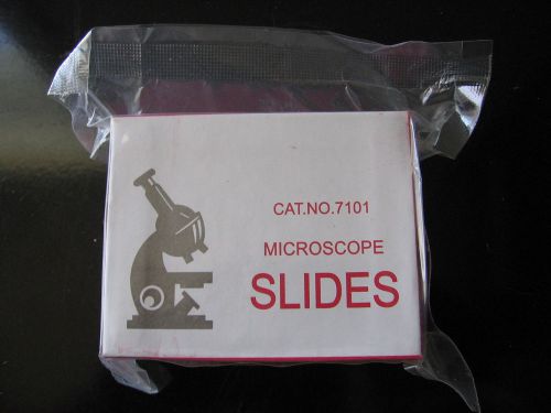 1case=50boxes:50 BLANK MICROSCOPE SLIDES WITH GROUND EDGES