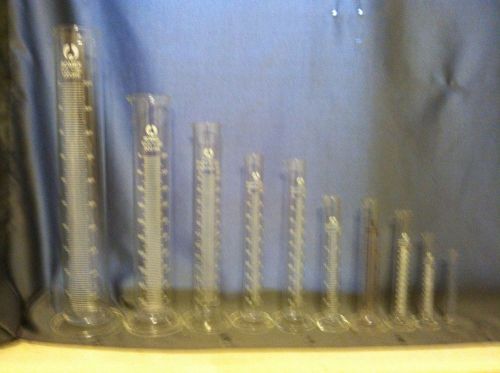 Lot Of 10 Graduated Cylinders. All New Condition