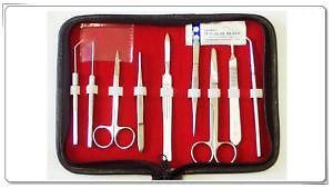 Deluxe dissection kit in zippered case for sale