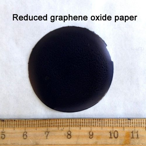 Reduced Graphene Oxide Papers, Diameter: ~ 40 mm, Thickness: ~ 2 um