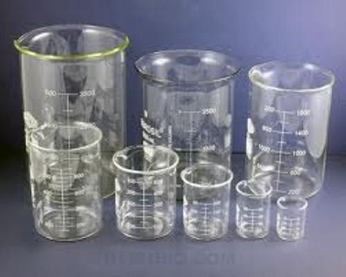 Beakers made of Borosilicate glass set of six pieces