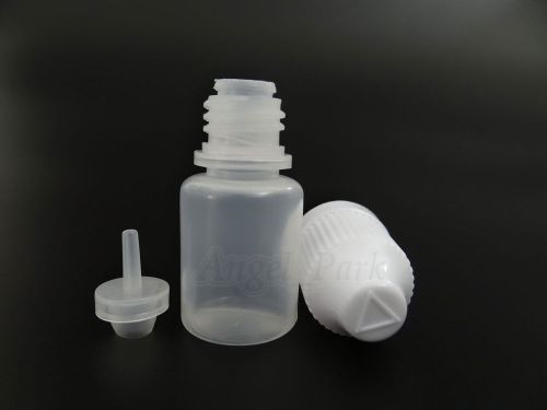 50Pcs 3ML LDPE Plastic Dropper Squeezable Bottles E Liquid Child Proof Safe
