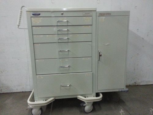 ARMSTRONG A-Smart Cart System Pharmacy/Med Cart w/Side Cabinet