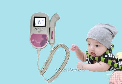 2014 New Hot Pocket Fetal Doppler (3MHZ probe),Baby Heart Monitor,CE&amp;FDA,Popular