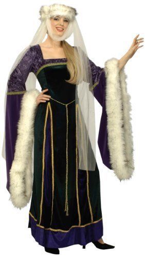 Forum Designer Deluxe Medieval Noble Lady Costume, Multi, Small