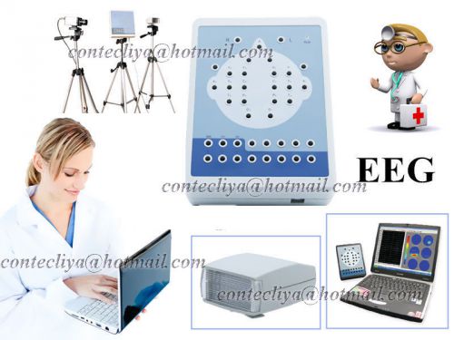 Ce eg 24-channel digital eeg and mapping system machine,3y warranty+two tripods for sale