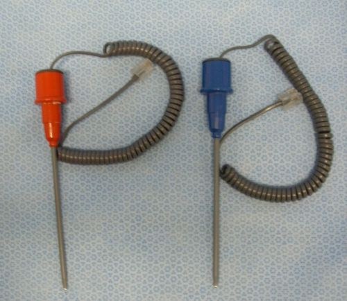 2 IVAC Temp-Plus II Temperature Probe Assemblies- Oral and Rectal