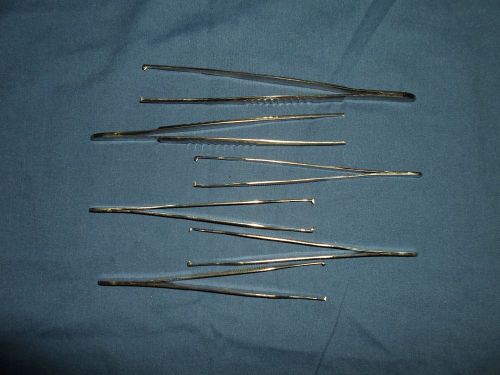 Adson Brown Thumb Forceps (6) &amp; Rat Tooth Forsepts (6)