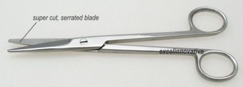 Mayo Scissors Super Cut 5.5&#034; One Blade Serrated, Pack of 2, Surgical Instruments