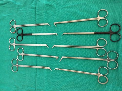 Cardiovascular Potts Style Scissor lot 10pcs V. Mueller Codman Vet Surgical