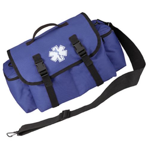 Emt ems heavy duty nylon medical field kit bag blue - star of life free shipping for sale