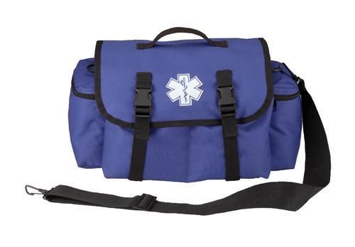 3342 NEW 1000 D POLYESTER BLUE E.M.T. RESPONSE BAG - 15 X 9 X 7 INCHES