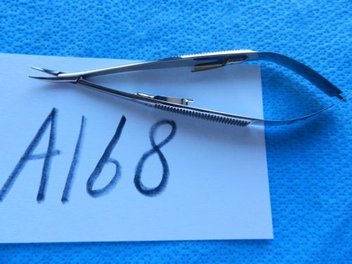 Storz surgical eye curved castroviejo needle holder with lock  e3848 for sale