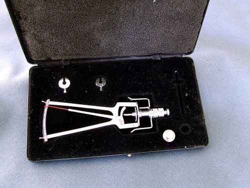 Miltex Schiotz Jewel Type Tonometer In Original Case With Instructions