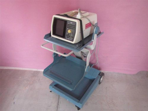 General Electric GE RT50 Portable Ultrasound System w/ 3.5 MHz Probe &amp; Cart Vet