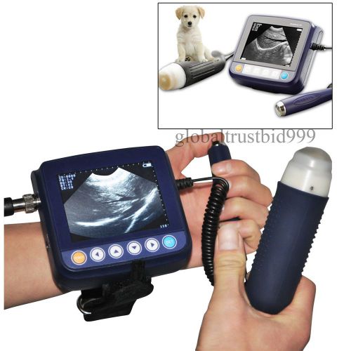 Veterinary ultrasound scanner solution for animal waterproof rectal probe 3.5mhz for sale