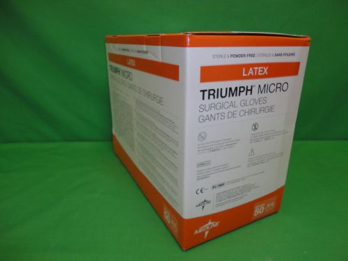 Medline Triumph Micro Latex Surgical Gloves - Size 7.5 [MSG2375] Box/50