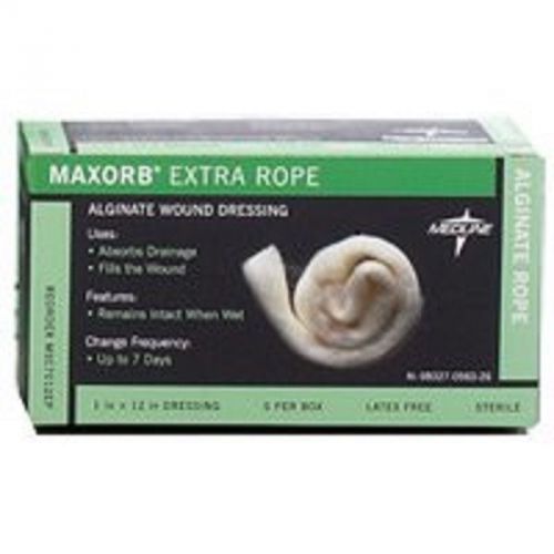 Medline - Maxorb Extra Rope - 1 in x 12 in Dressing - 5 per box - MSC7012EP