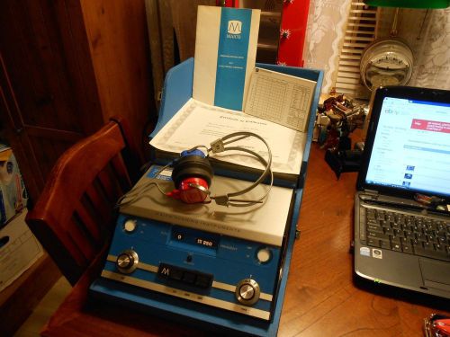 Maico MA-19 Audiometer- Hearing testing machine- Works Perfect!!! Really Neat!!!