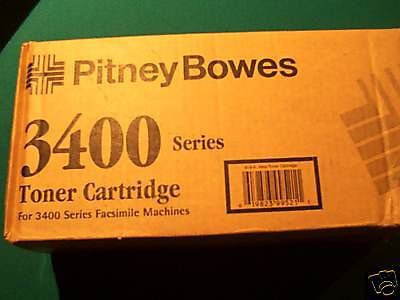 New oem pitney bowes pb 3400 818-6 black fax cartridge for sale