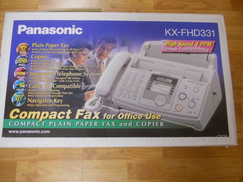 Panasonic phone+ fax machine.