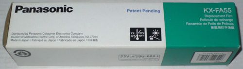 New Genuine Panasonic KX-FA55 replacement fax ink film, both rolls