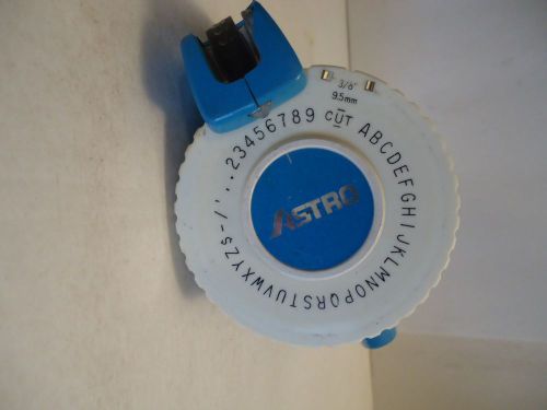 ASTRO Organizer Label Maker w/some tape Blue