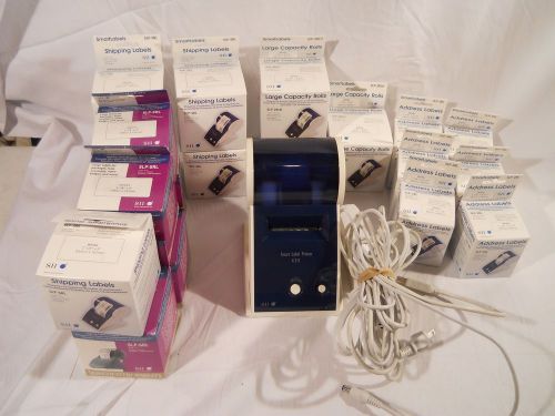 Seiko Smart Label 450 Label Thermal Printer with 19 New Boxs of Labels