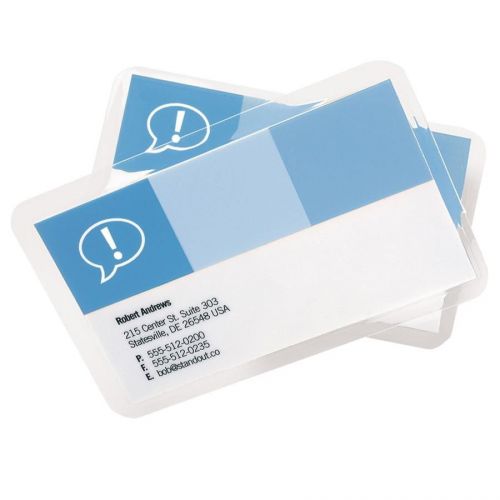 Gbc heatseal ultraclear laminating pouches - 2.18&#034; width x 3.68&#034; (gbc3300371) for sale
