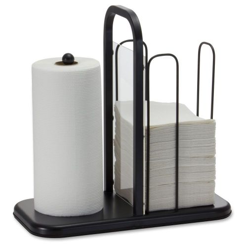 Oic napkin/towel holder - 15.8&#034; x 16&#034; x 8&#034; - metal - 1 each - black (oic28001) for sale
