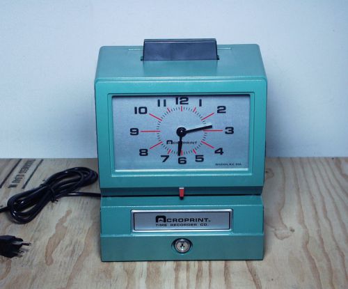 Acroprint Time Recorder Model: 125NR4
