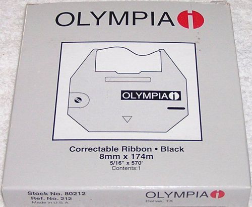 Olympia 80212 Black Correctable Typewriter Ribbon