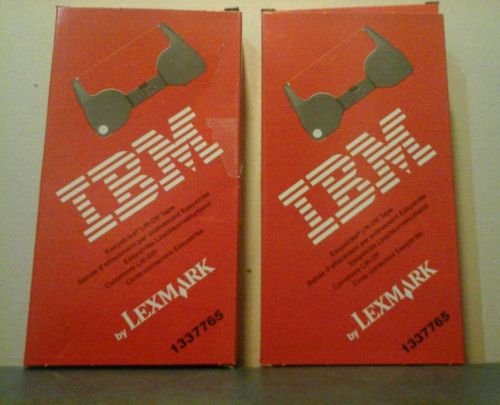 2 Two New Genuine IBM EasyStrike Lift Off Tape Cassettes 1337765 Typewriter