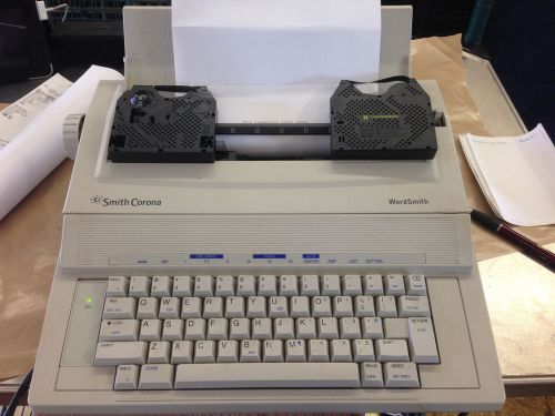 Smith Corona Wordsmith Electronic Typewriter, KA 11 w/spare ribbons
