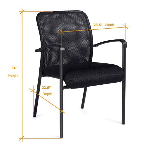 Mesh office guest chairs for sale