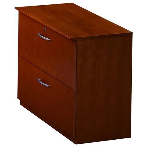 Mlnvlfcry 2-drawer lateral file, 36&#034;x19&#034;x29-1/2&#034;, sierra cherry for sale