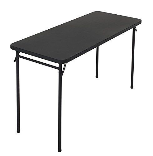 Cosco ABS Top Folding Table, 20 by 48-Inch, Black Table office Table