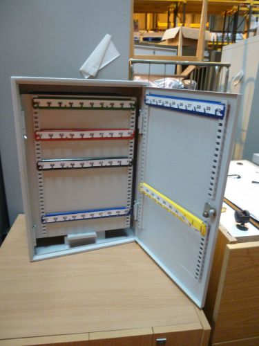 Metal key storage cabinet with space for 150 keys - 55 cm tall x 38 cm wide for sale