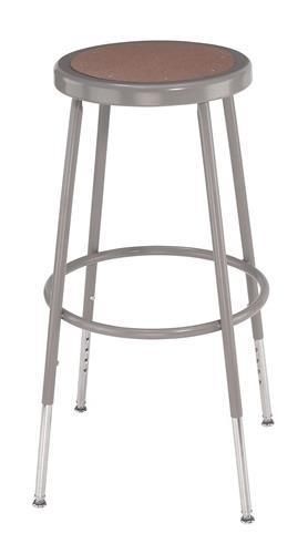 Science lab adjustable stool w hardboard seat [id 258] for sale