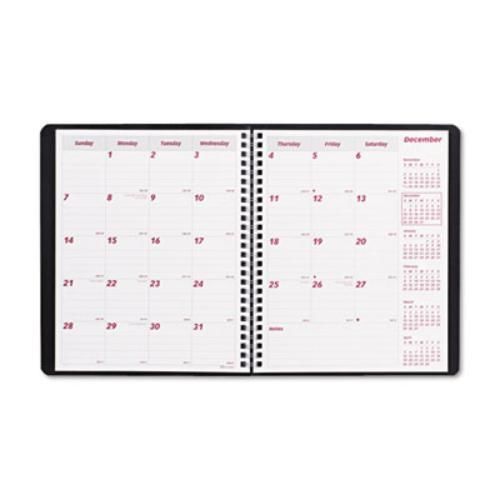 Brownline essential planner - monthly - 8.88&#034; x 7.13&#034; - 1.2 year - (cb1200blk) for sale