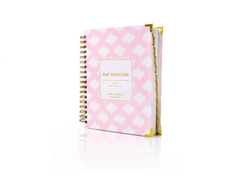 SOLD OUT L/E Whitney English Day Designer Planner PINK IKAT 2015 simplified