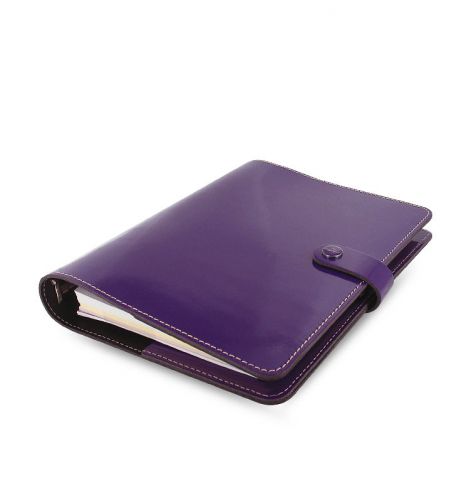 The original organizer patent purple by filofax a5  made in the uk - auction for sale