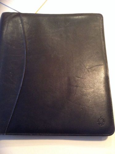 Franklin Covey Nappa Leather Black Monarch Open wirebound binder