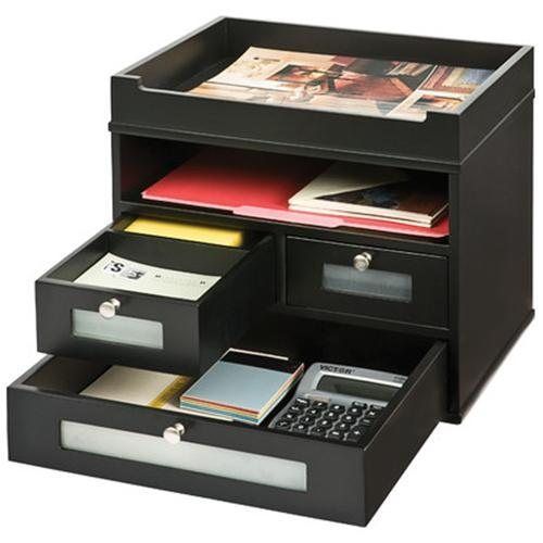 Victor midnight black tidy tower organizer 55005 for sale
