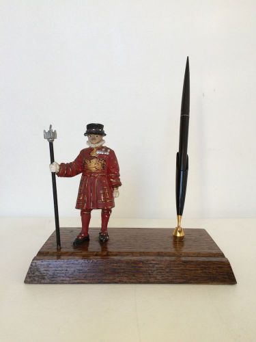 Unique Vintage Chief Yeoman Warder Desk Pen Set