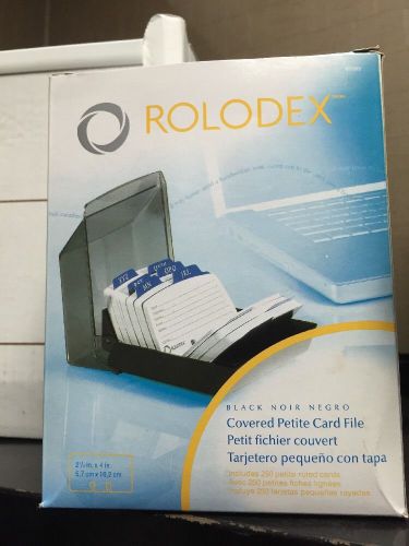 Rolodex 9-divider Covered Petite Card File - 250 Address Card - 9 (rol67093)