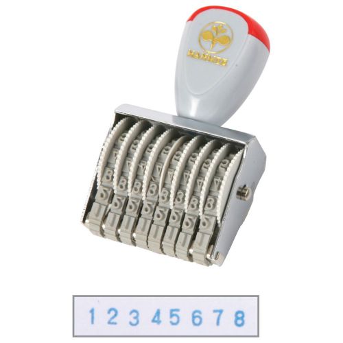 NANME RUBBER STAMP PRE INK 8 DIGIT ARABIC NUMBERS