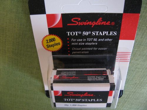 2000Genuine Swingline Staples NOS #35501 for Vintage Tot 50 &amp; Other MiniStaplers