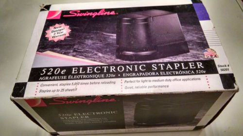 Swingline 502E Electronic Cartridge Stapler - 25 Shts Cap -Black