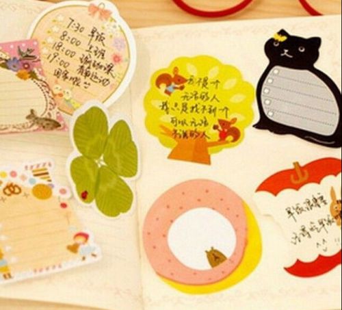 FD924 Animal Zoo Remove Sticky Notes Sticker Bookmarker Memo Pad Random 1pc:)